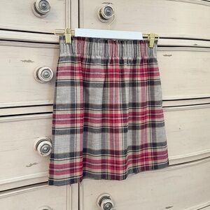J. Crew Tartan Wool Sidewalk Skirt